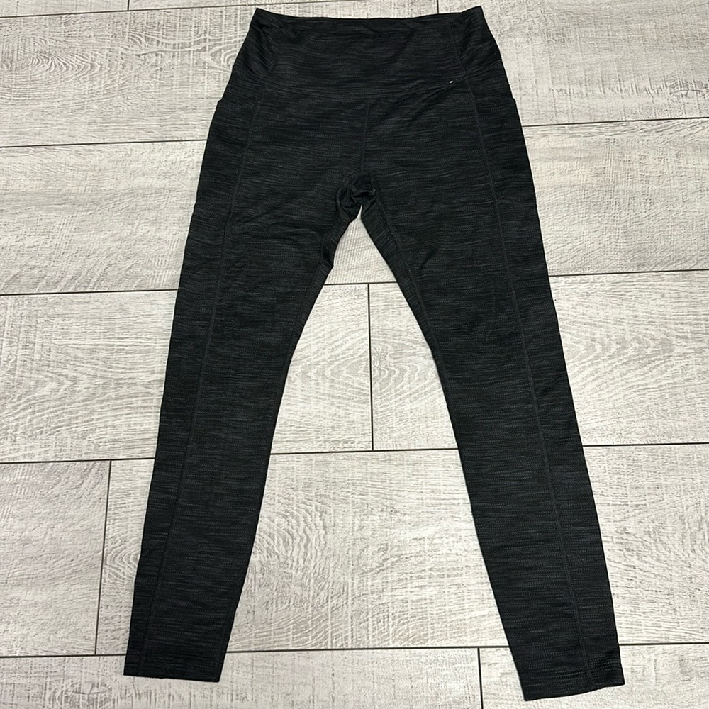 Mondetta Women's Heather Gray High Rise Performance Leggings